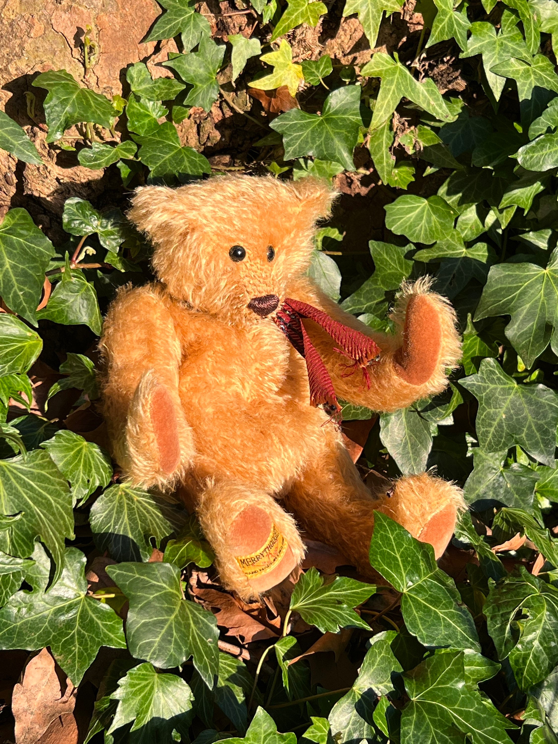 Vintage 20 Handmade Golden Mohair Teddy Bear Alpha Farnell Ltd.Ed