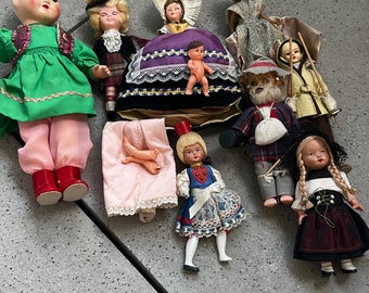 Job Lot of Vintage Dolls -ref.306