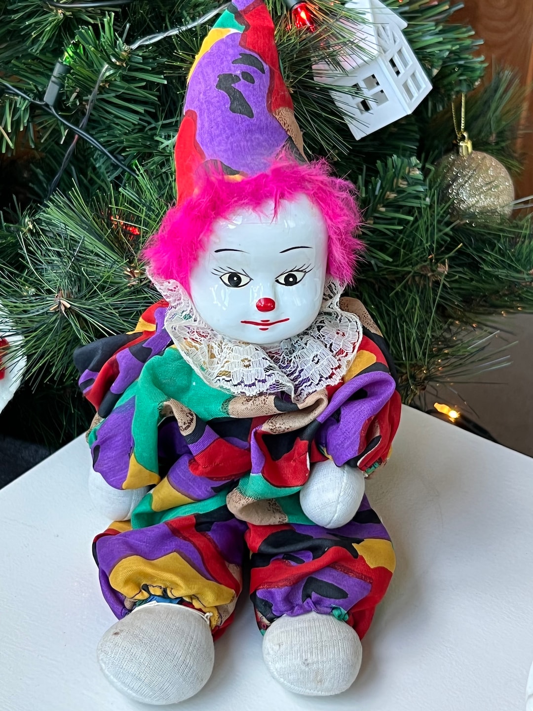 Vintage Collectible Clown Doll Etsy
