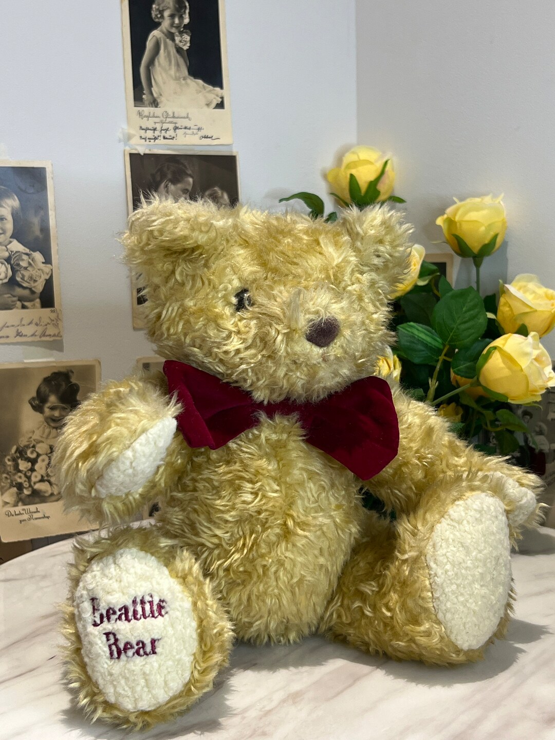 Vintage Collectible Teddy Bear Beattie Bear - Etsy Canada
