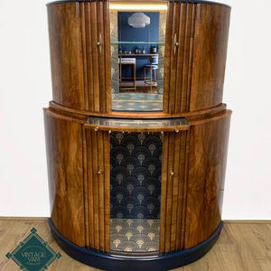 Art Deco cocktail cabinet, drinks bar, liquor cabinet.