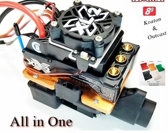 Montaje ESC todo en uno Super Mount de aluminio Montajes XLX2, Max 5, Max 6, MMX8s