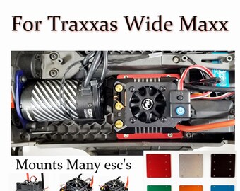 RCP-ESC Mount Fits Traxxas Wide Maxx All in One Max 8-Max 6-MMX8s Aluminum