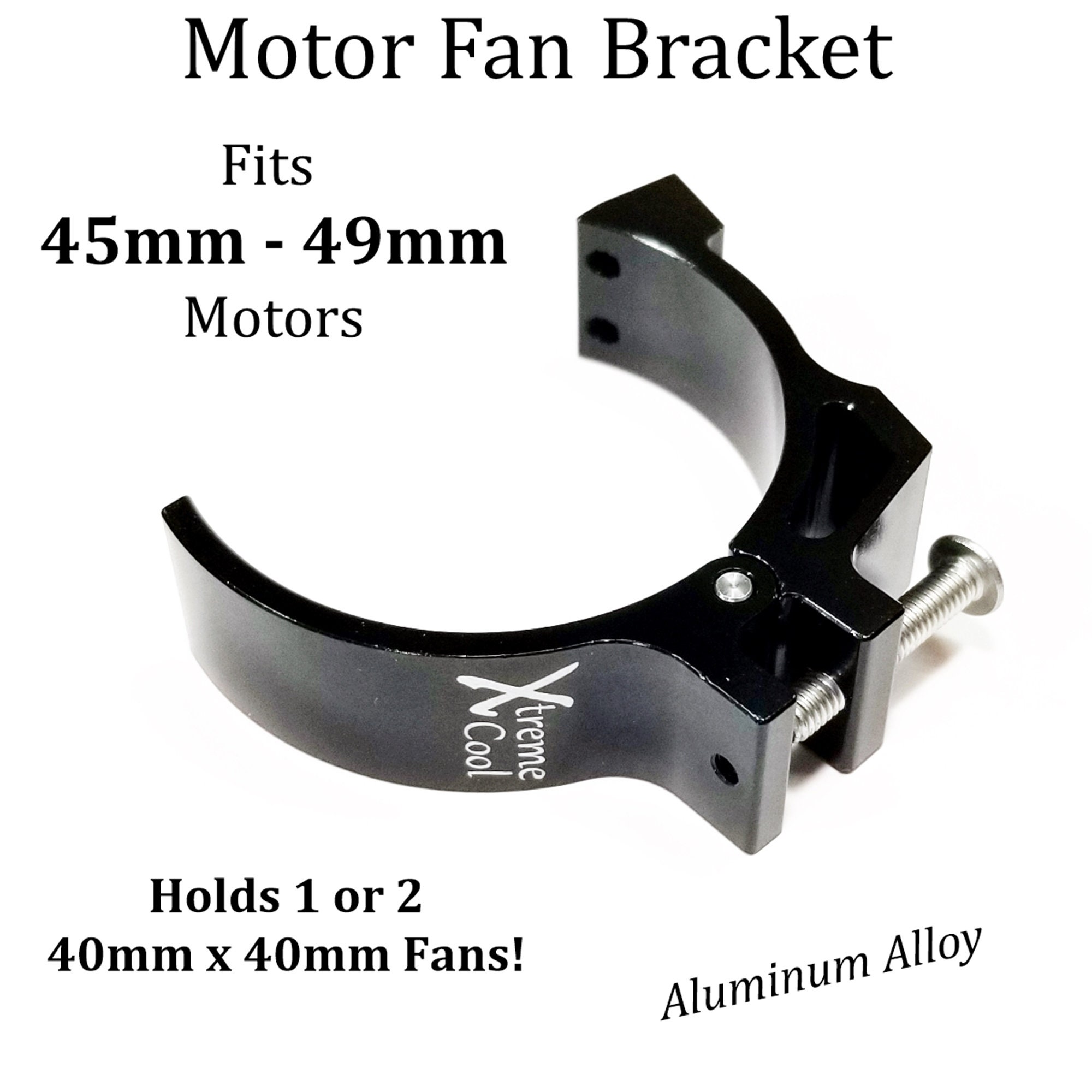RCP Xtreme Cool Black Motor Fan Bracket Choose Your Bracket Size 40 ...
