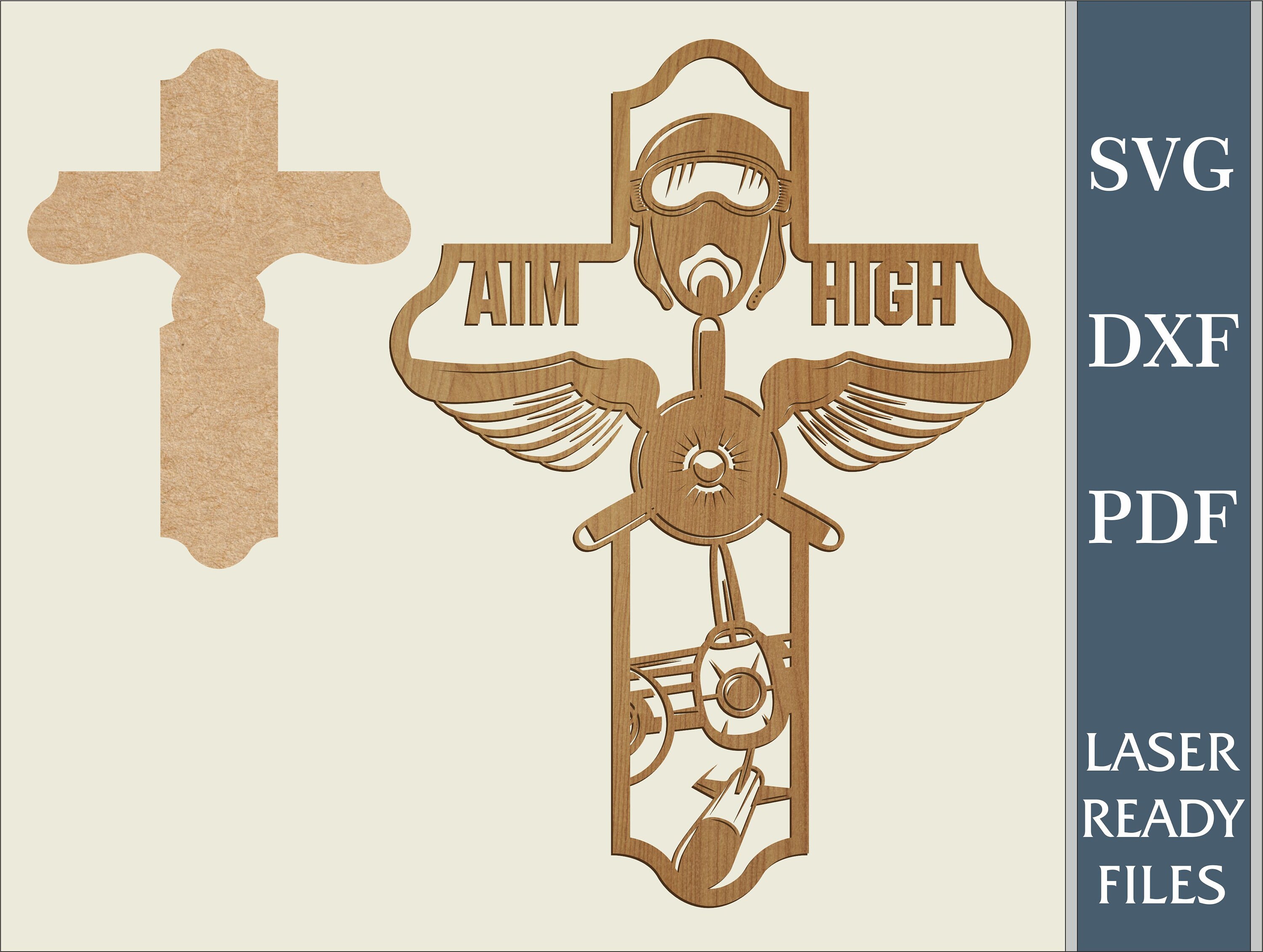 2 Air Force Cross Svg Veterans Cross SVG Military Cross SVG Dxf Pdf Svg