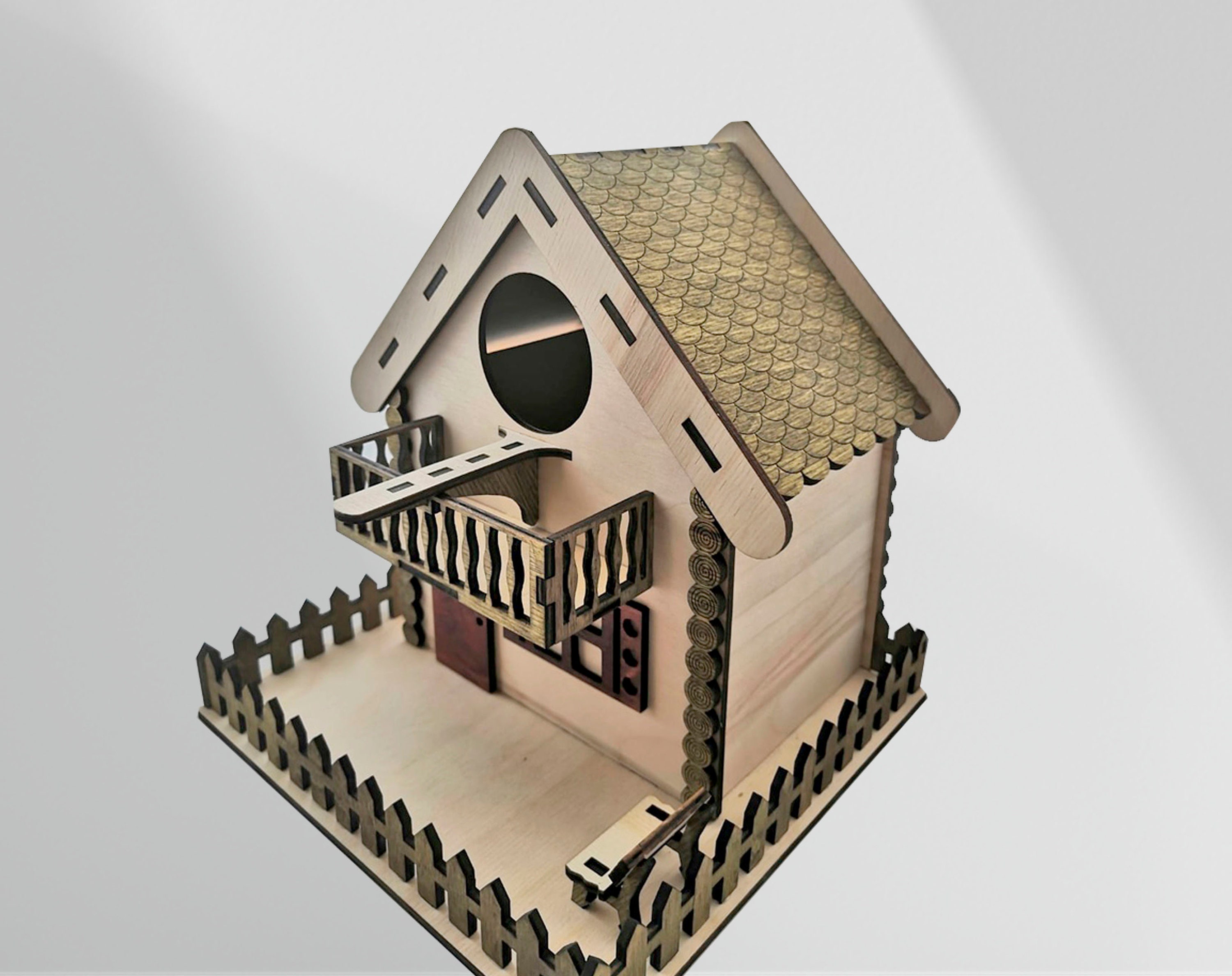 Birdhouses Laser Cut Svg File Bird House Vector Laser Template - Etsy