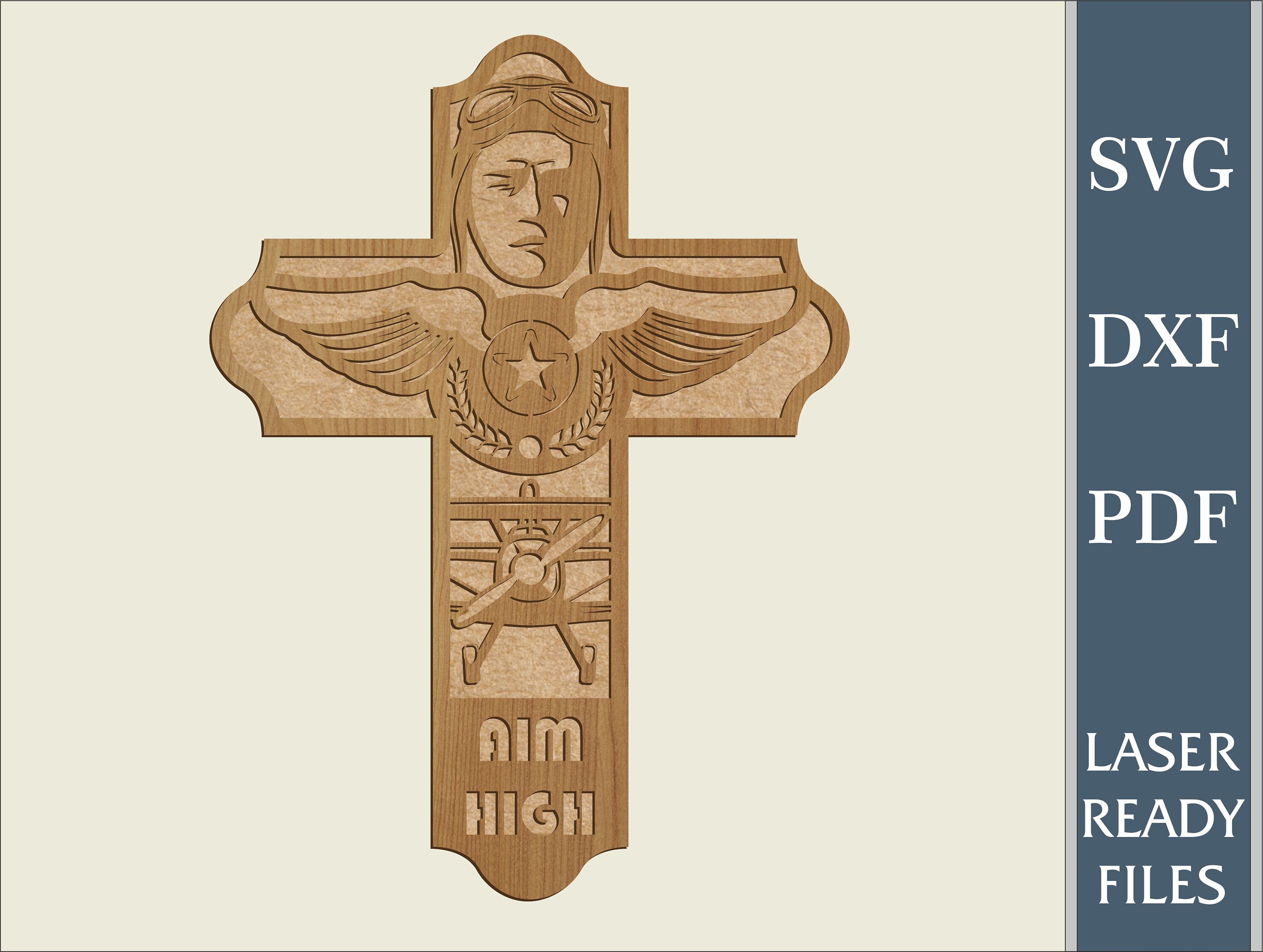 2 Air Force Cross Svg Veterans Cross SVG Military Cross SVG Dxf Pdf Svg