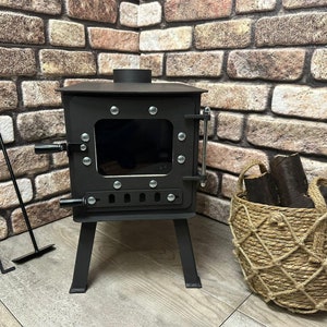 Wood stove for tiny spaces, campervan,caravan,tent stove, tiny house stove,outdoor stove, wood burning stove image 3