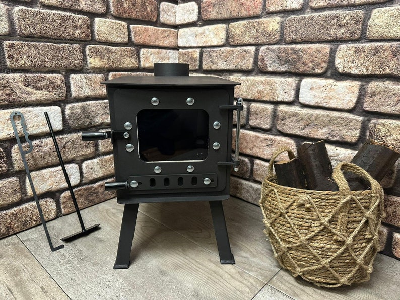 Wood stove for tiny spaces, campervan,caravan,tent stove, tiny house stove,outdoor stove, wood burning stove image 3