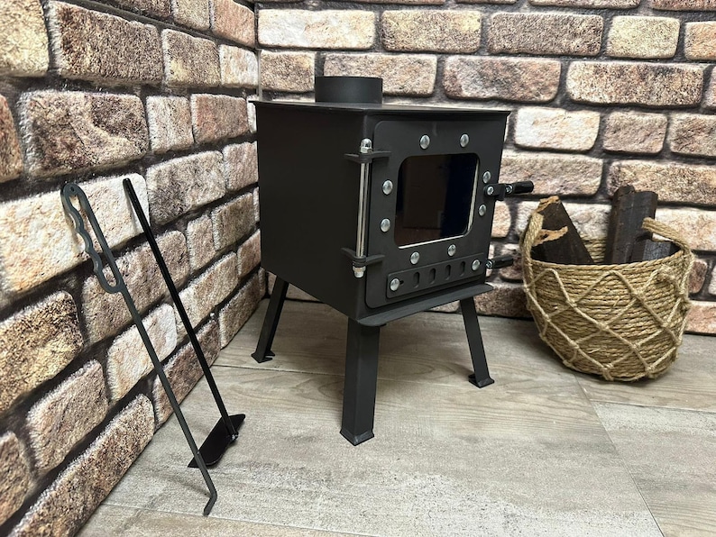 Wood stove for tiny spaces, campervan,caravan,tent stove, tiny house stove,outdoor stove, wood burning stove image 2