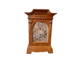 Oak Chimney Clock CHiME Westminster Battle
