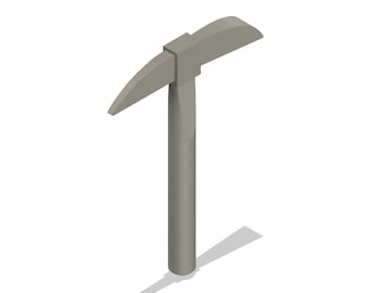 Mining Pickaxe 3D Model (Digital Download)