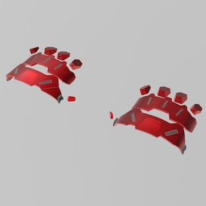 Halo Inspired Millwood Hand Plates 3D Model