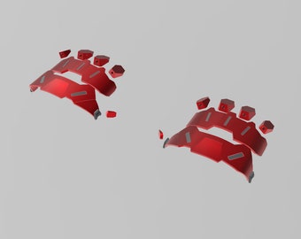Halo Inspired Millwood Hand Plates 3D Model