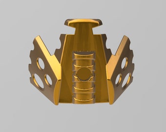 Modelo 3D de Vahi (Máscara del Tiempo) inspirado en Bionicle