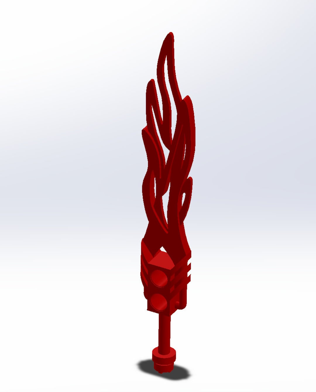 Bionicle Inspired Fire Sword 3D Printable Model - Etsy