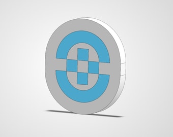 Marathon Inspired Credit Chip 3D Model
