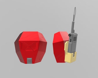 Halo Inspired Util/Teccniqe Iota-12 Shoulders 3D Model