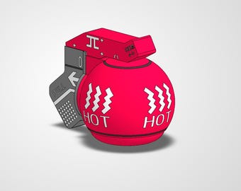 Marathon Inspired Heat Equipment Prop 3D Model