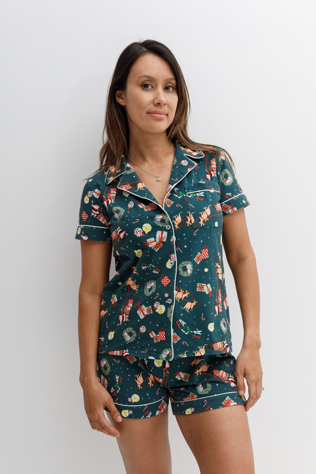 Aussie Down Under Christmas Dreams Pyjamas Women s Etsy Canada