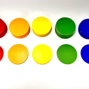 Rounds | 2&quot; Craft Circles | Discs | 3D Printed Blanks | Tags | Disc Bundles