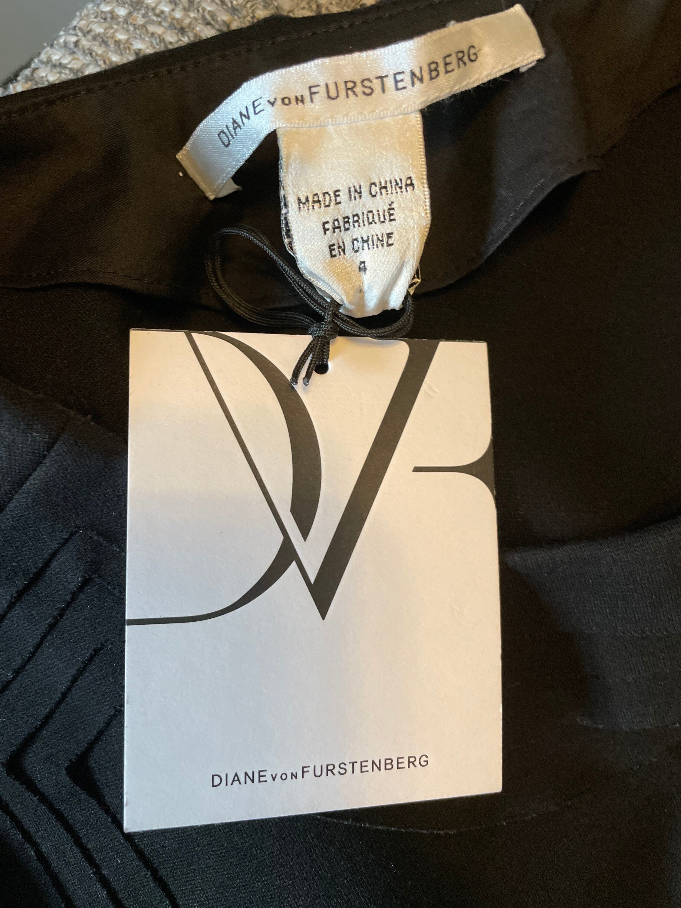 Diane Von Furstenberg LBD New With Tags Womens Size 4 - Etsy Diane Von Furstenberg LBD New With Tags Womens Size 4 - Etsy