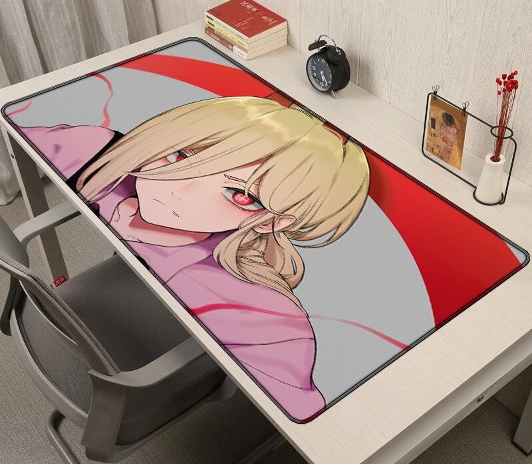 Large 400x900x3mm Mousepad Chainsaw Man Gaming Laptops Gamer Etsy