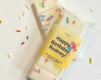 Birthday Cake Scented Wax Melt | Gourmand Soy Snap Bar