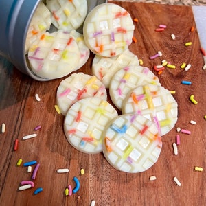 BIRTHDAY CAKE WAFFLE Wax Melts | Bakery Scent | Waffle Wax Melt | Birthday Wax Melts | Birthday Gift | Gourmand Scents
