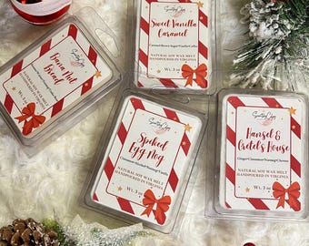 HOLIDAY Wax Melts | Winter Wax Tarts | Christmas Gifts | Stocking Stuffer | Christmas Scents | Christmas Wax Melts