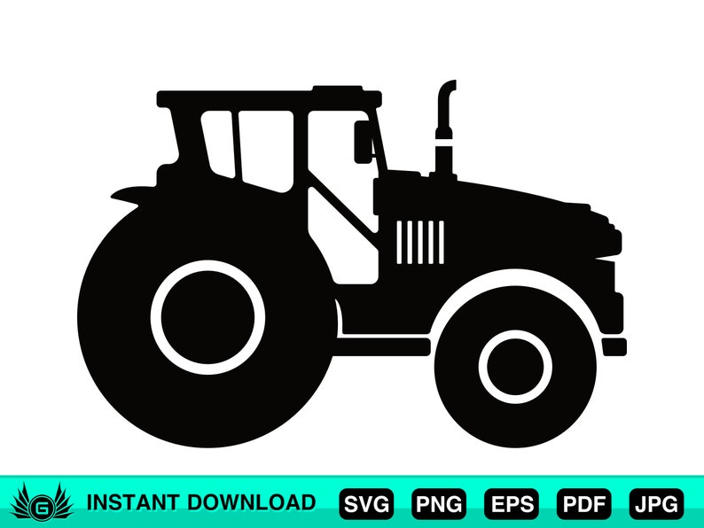Tractor Svg Farm Tractor Svg Farming Svg Farm Silhouette Etsy Ireland