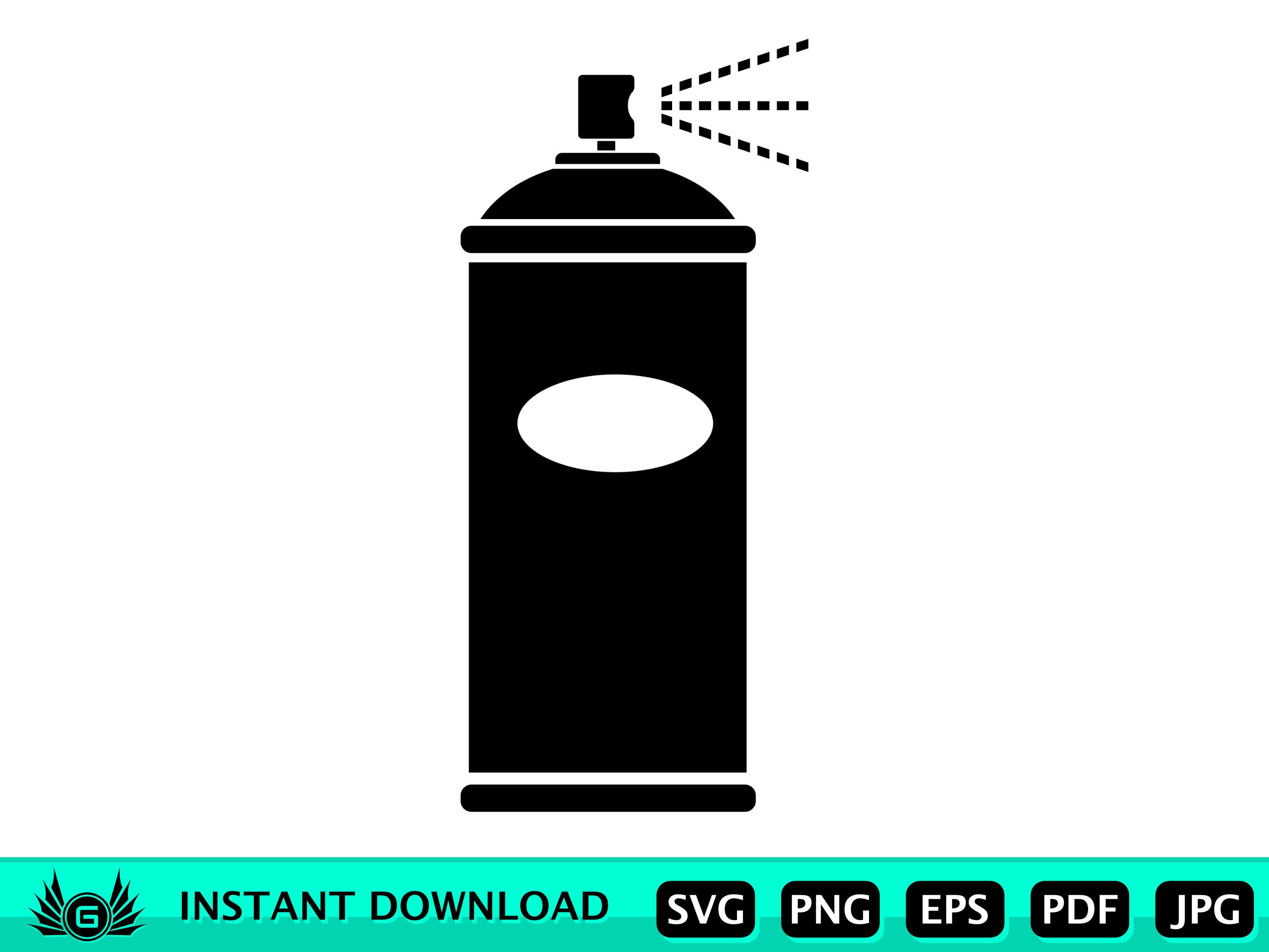 Spray Paint SVG Spray Can Spray Paint Can Graffiti Paint Etsy