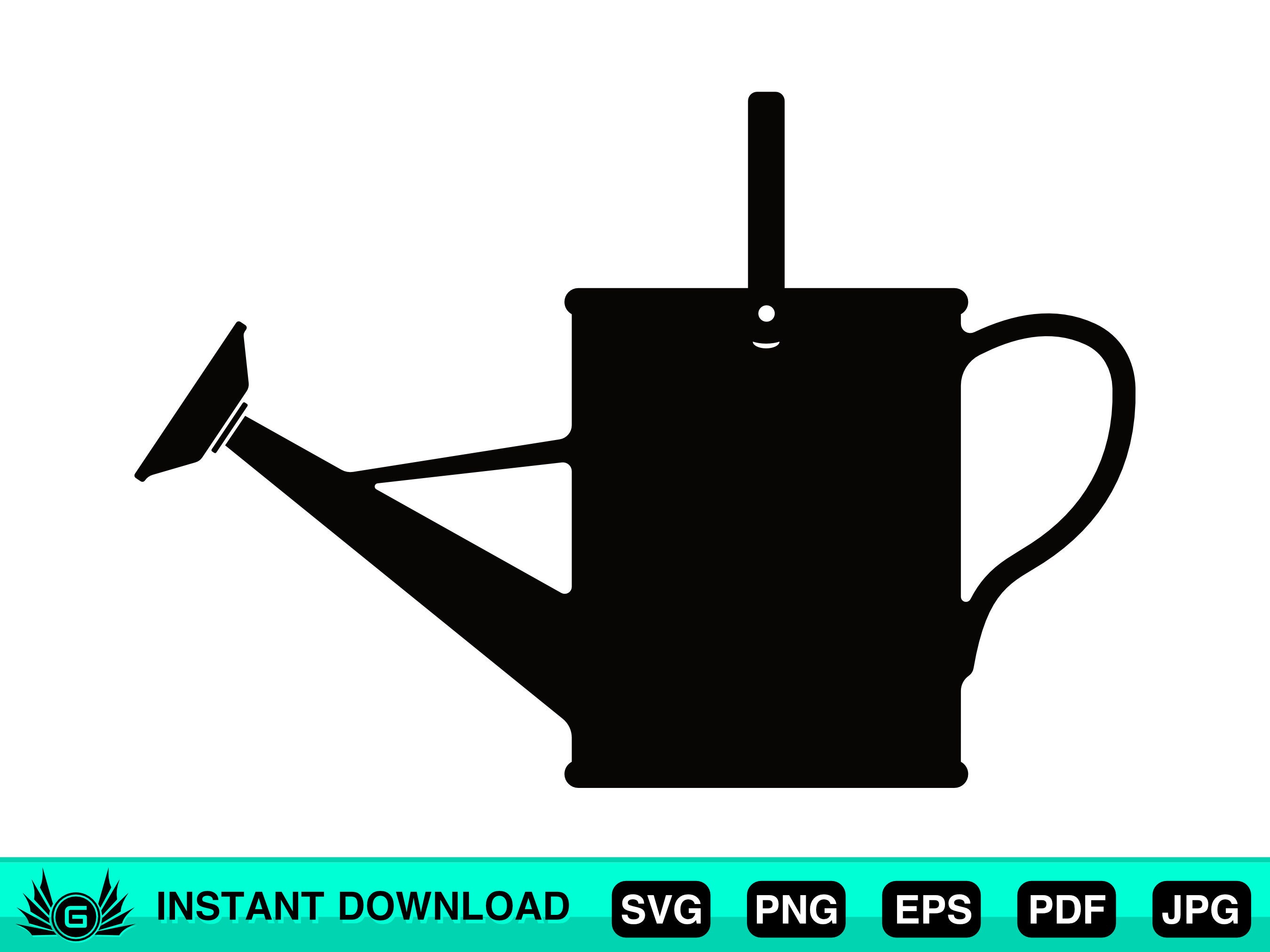 Watering Can SVG Retro Watering Can SVG Gardening Growing - Etsy
