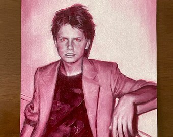 Bright Lights original oil painting