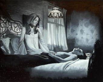 Mephisto Waltz original oil painting on canvas