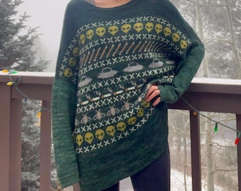Merry X-Files Sweater Pattern