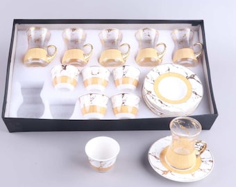 Tea & coffee cup set
