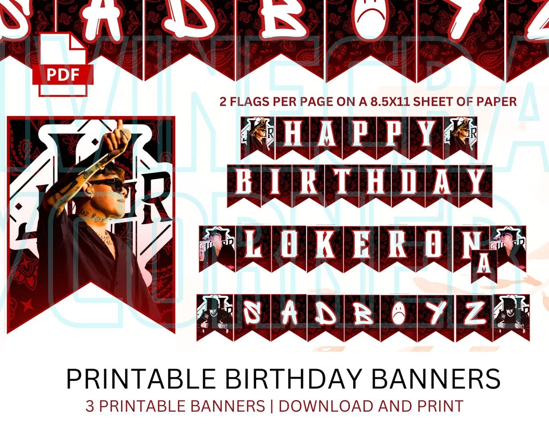 Junior H Birthday Banner | Junior H | Junior H Party | Junior H