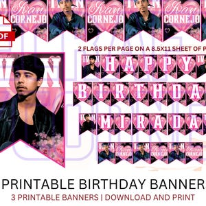 Ivan Cornejo Birthday Banner | Ivan Cornejo | Mirada | Ivan Cornejo Banners | Ivan Cornejo Party | Ivan Cornejo Shirt | Ivan Cornejo SVG
