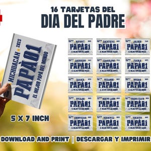 Tarjetas Dia Del Padre | Father's Day Card | Dia Del Papa | Father's Day Card | Papà Chingon | Tarjetas Dia Del Papa | Papa Chingon SVG