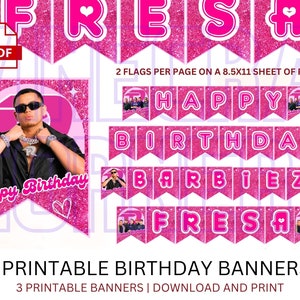 Fuerza Regida Birthday Banner | Jesus Ortiz Paz Birthday Pack | Jesus Ortiz Paz SVG | Sabor Fresa Banner | JOP Cake Topper | JOP Shirt