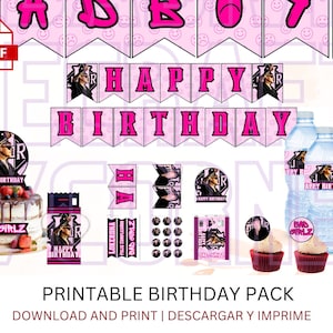 Junior H Birthday Banner | Junior H | Junior H Birthday Pack | Junior H Cupcake Toppers | Junior H Shirt | Junior H SVG | Junior H Sad Boyz