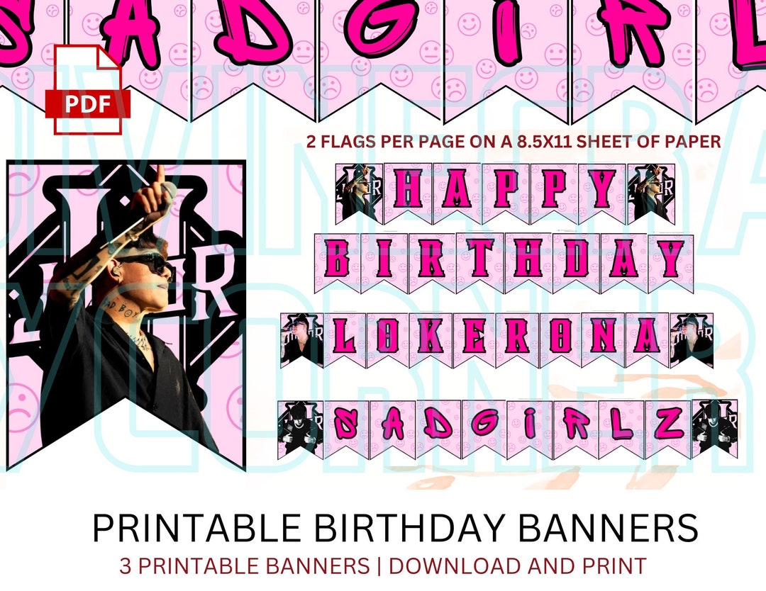 Junior H Birthday Banner | Junior H | Junior H Party | Junior H