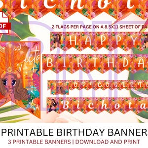 Karol G Birthday Banner | Tropicoqueta | Karol G Party | Karol G Birthday | Bichota | Bichota Season | Karol G Shirt | Bichota SVG