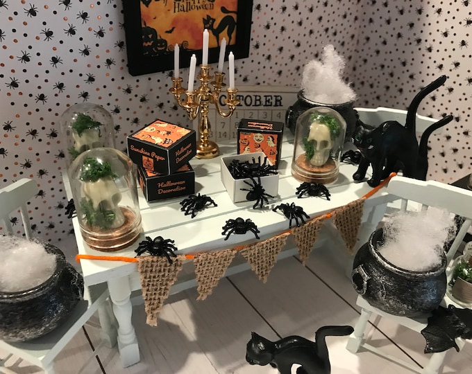 100Pcs Miniature Bats For Crafts Dollhouse Cute Halloween Decor Mini Bats Decor Miniature Things For Fairy Garden Dollhouse Micr