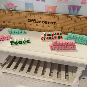 Miniature Christmas Wonderland, Dollhouse Holiday Candyland Accessories, Decor, 1:12 image 16