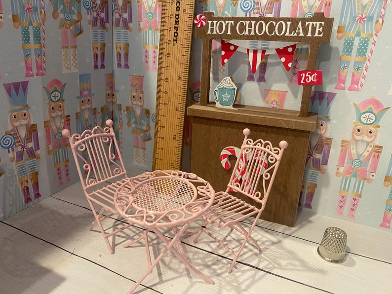 Miniature Christmas Wonderland, Dollhouse Holiday Candyland Accessories, Decor, 1:12 image 15