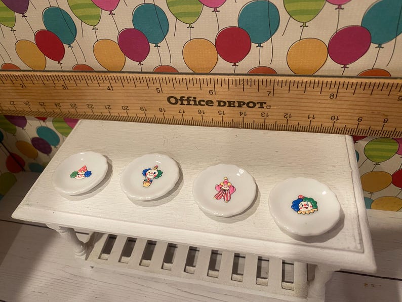 Miniature Circus Items, Dollhouse Carnival Accessories, 1:12 - Etsy