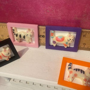 Miniatur-Zierkatzen, Puppenhaus-Kätzchen-Accessoires & Dekoration, 1:12 Bild 19