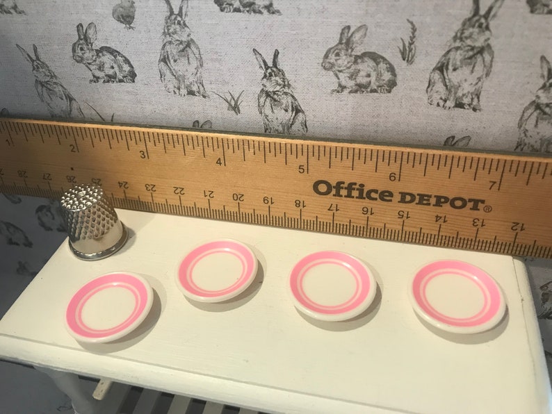 Miniature Easter Tea Party, Dollhouse Bunny Rabbit Tea Set, Easter ...